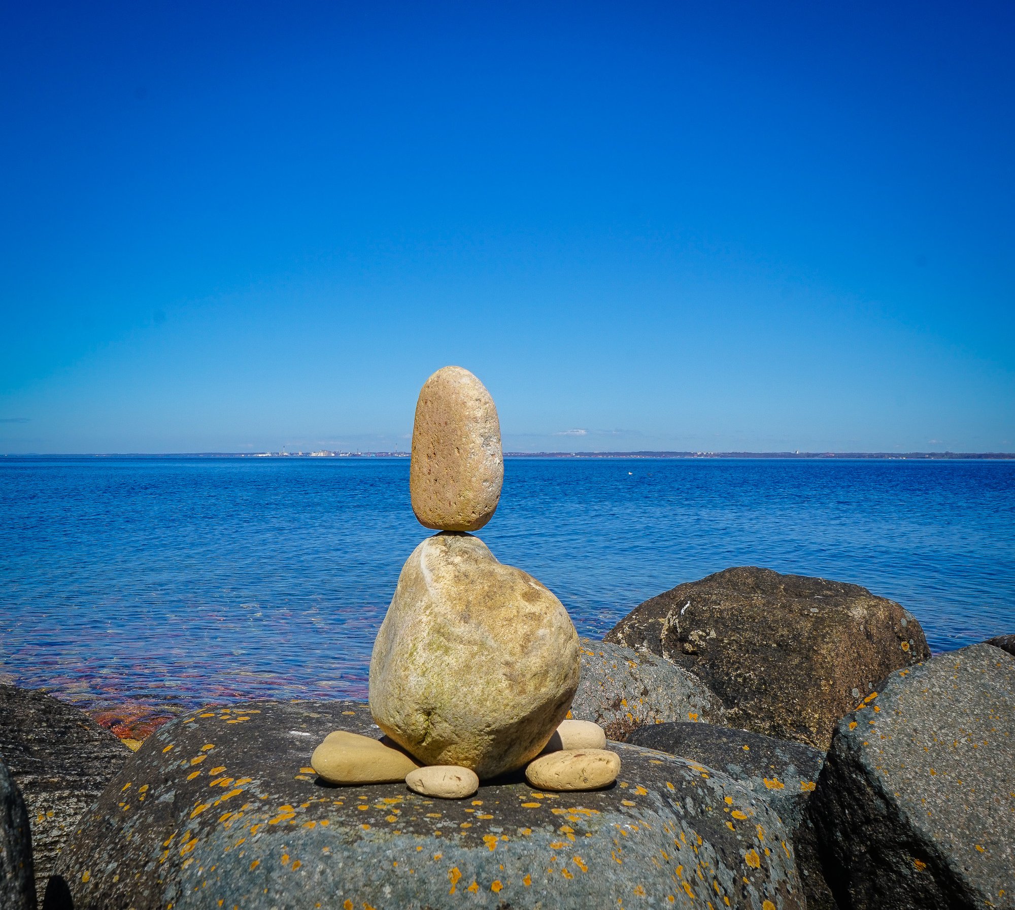 En klassisk Ven Varde på stranden på Ven